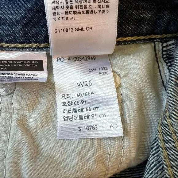 Levi’s Low Pro Straight Jeans Size 26 NWOT - Picture 10 of 11